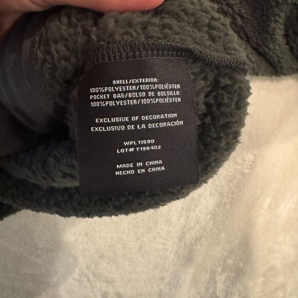 32 Degrees Heat Dark Grey Fleece Zip Up Jacket Ultrasoft Boys Large 14/16 - Picture 5 of 6